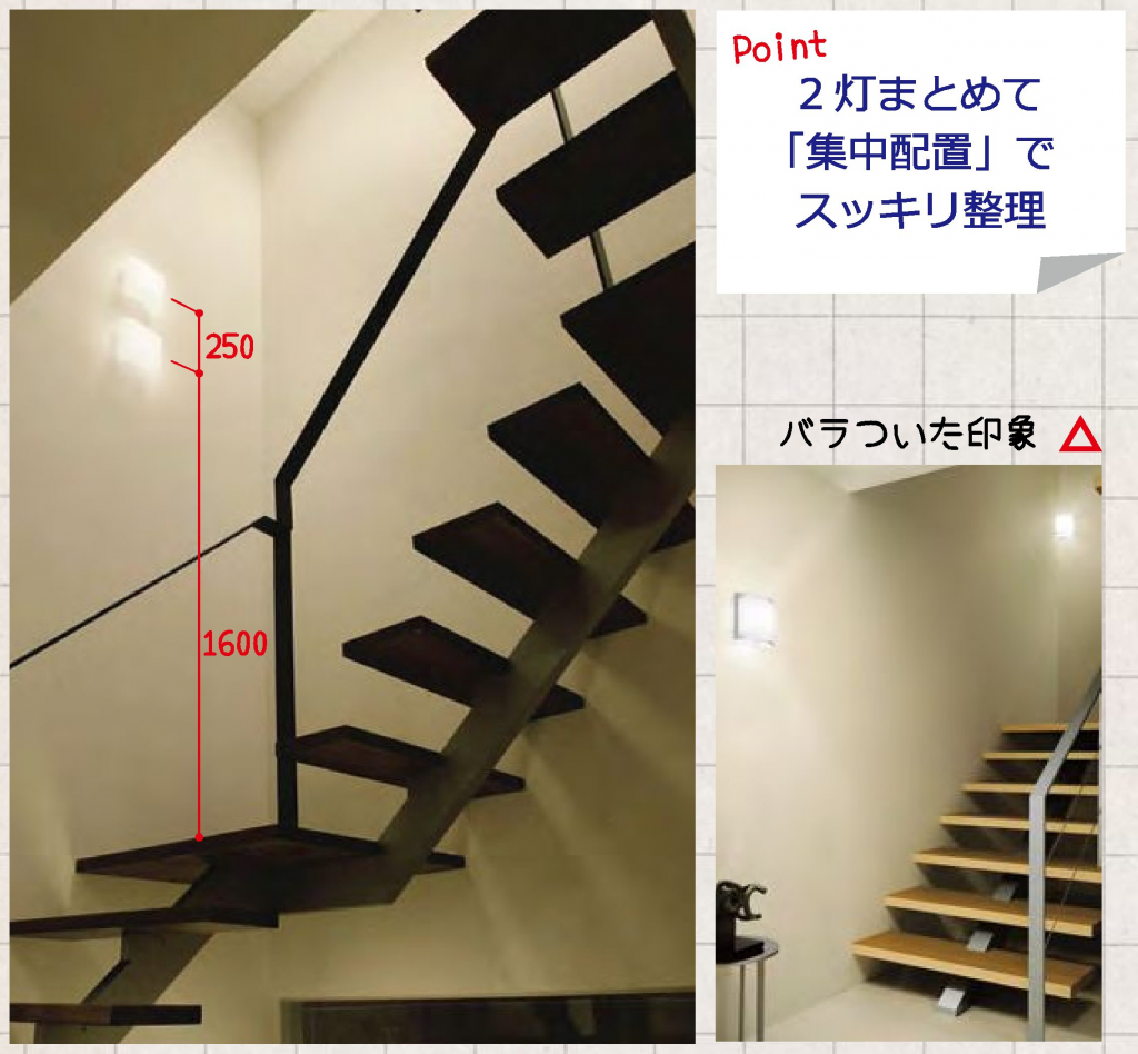 照明選びにこだわって 階段をもっとお洒落に シエナホームデザイン